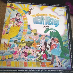 1972 The Wonderful Fantasy of Walt Disney Vinyl